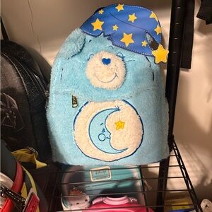 Loungefly Light Blue Bear Backpack with Starry Hat